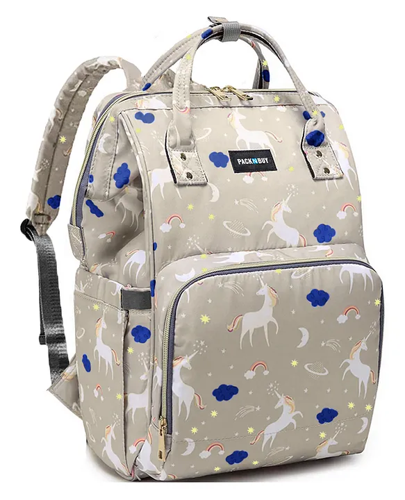 Unicorn diaper shop bag backpack