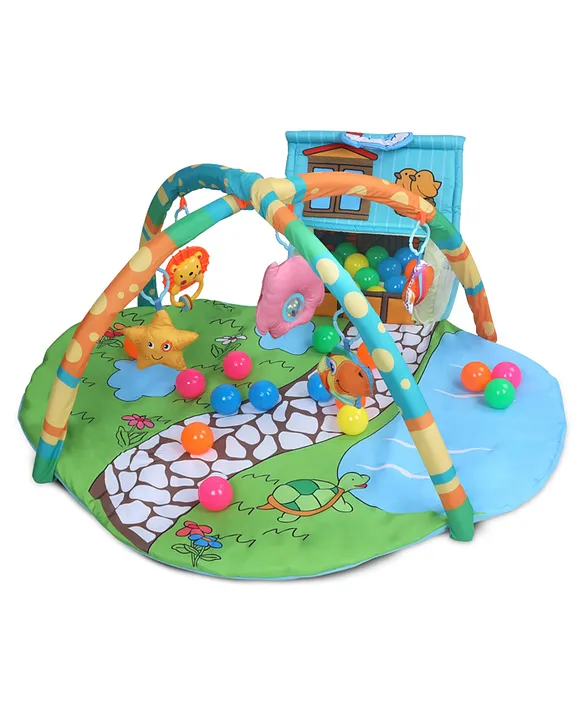 Play gym for baby best sale with hanging toys & rattles