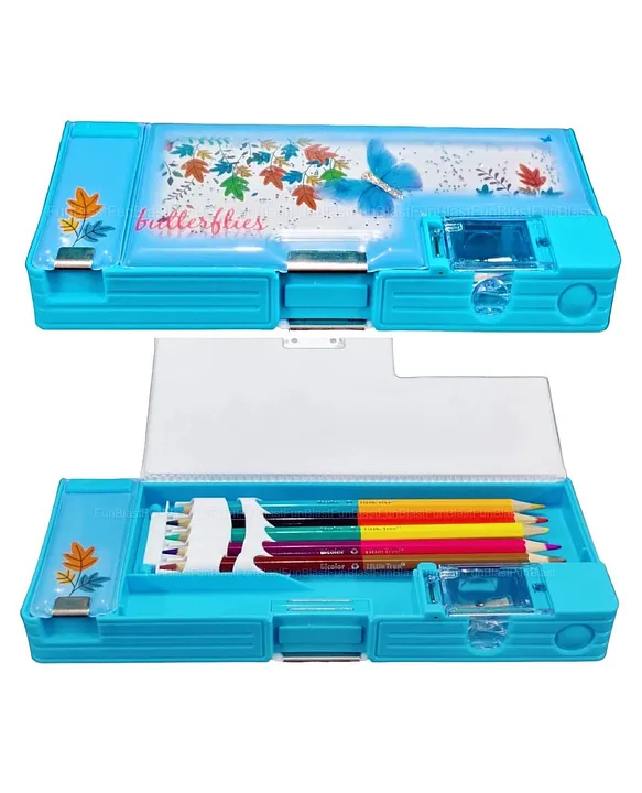 FunBlast Multifunctional Pencil Box for Kids Blue Online in India, Buy at  Best Price from  - 12607815