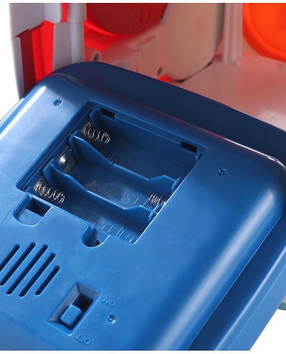 Babyhug Premium All In One Activity Cube| Educational & Learning Activity Toy |6 Interactive Sides of Play with Animals, Birds, Shape Sorter, Clock, Gears and Beads, Piano and Flash Drum and Learn to Drive Functions| BIS Certified| 3 Years+