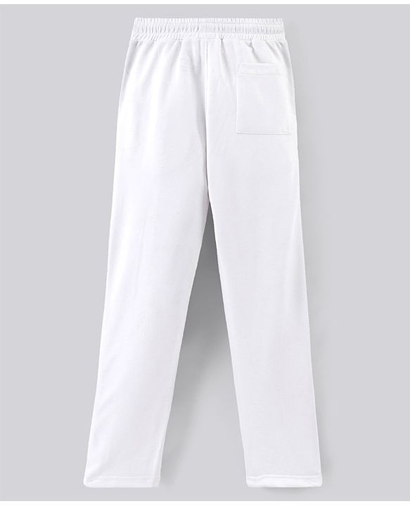 Pine Active Half Sleeves T-Shirt & Track Pant Cricket Jersey Set Solid - White