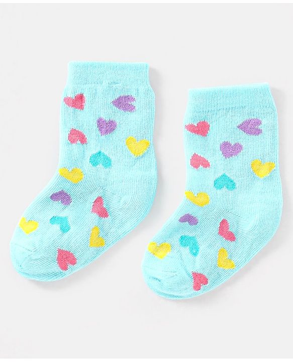 Cute Walk by Babyhug Cotton Non Terry Anti Bacterial Ankle Length Socks Unicorn Design Pack of 5 - Multicolour