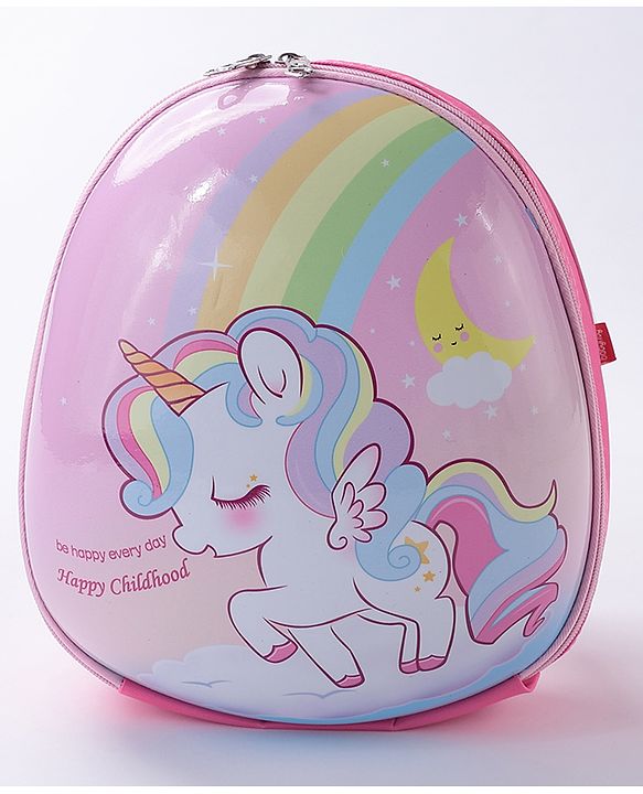 Babyhug Unicorn Fashion Backpack - Pink