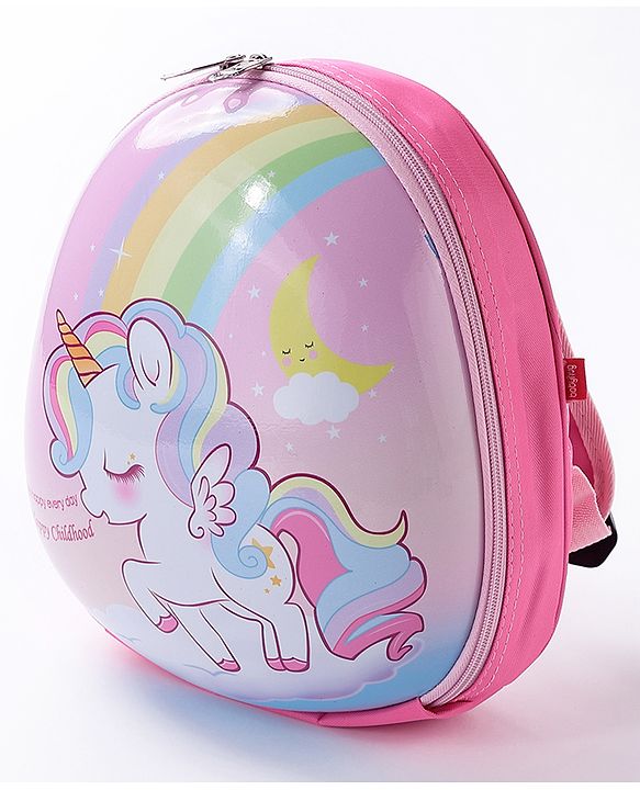 Babyhug Unicorn Fashion Backpack - Pink