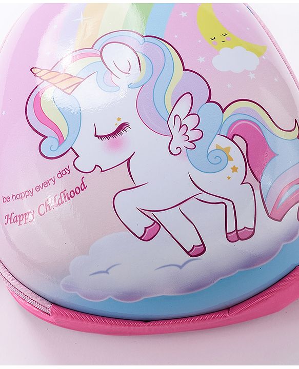 Babyhug Unicorn Fashion Backpack - Pink