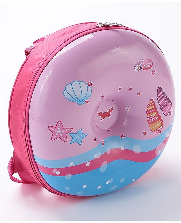 Babyhug Sea Shells Fashion Bagpack - Pink