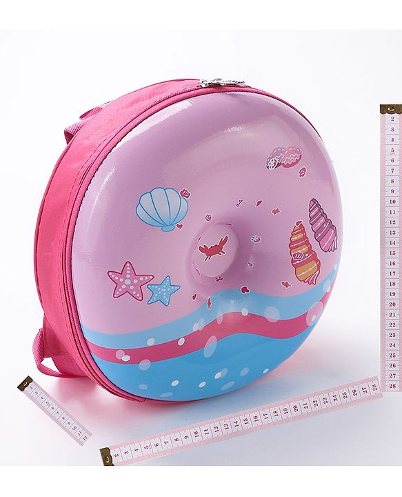 Babyhug Sea Shells Fashion Bagpack - Pink