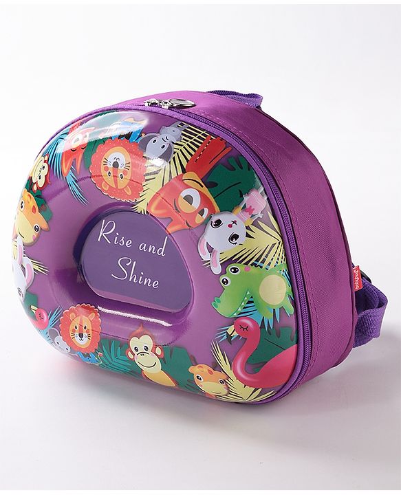 Babyhug Rise & Shine Fashion Backpacks - Purple