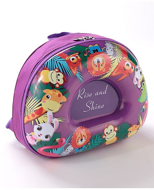 Babyhug Rise & Shine Fashion Backpacks - Purple