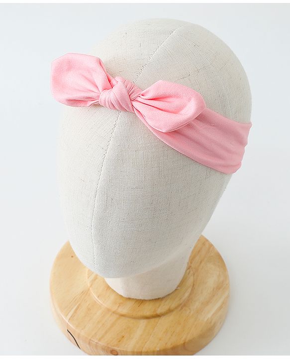 Babyhug Heart Shape Printed Bow Headbands Pack Of 3 - Multicolor