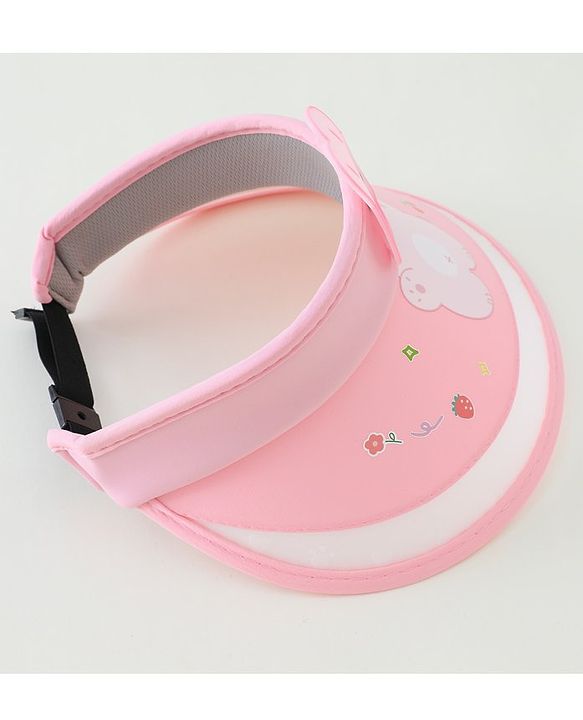 Babyhug Free Size Bucket Hat Bunny Applique - Pink