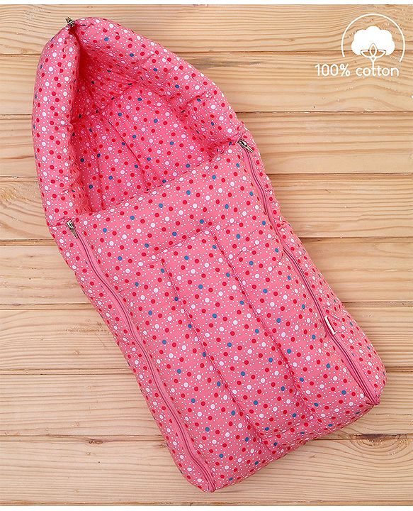 Babyhug Sleeping Bag Tiny Dots - Pink