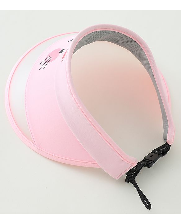 Babyhug Free Size Baseball Cap Kitty Print - Pink