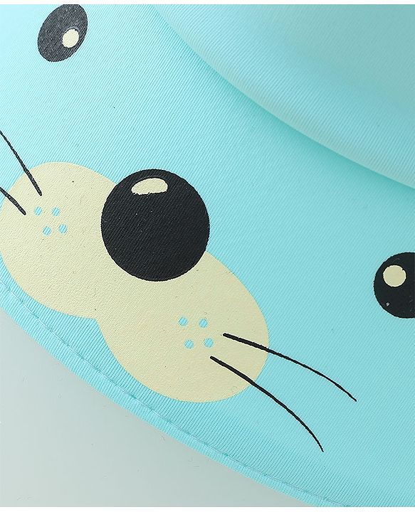 Babyhug Dog Print Baseball Caps -  Light Blue