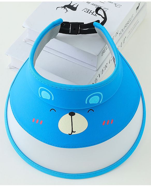 Babyhug Teddy  Print Baseball Caps -  Dark Blue