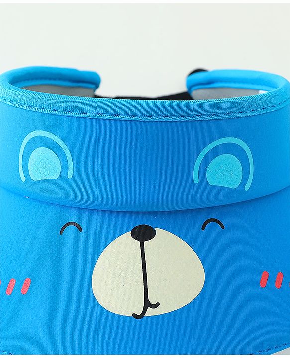 Babyhug Teddy  Print Baseball Caps -  Dark Blue