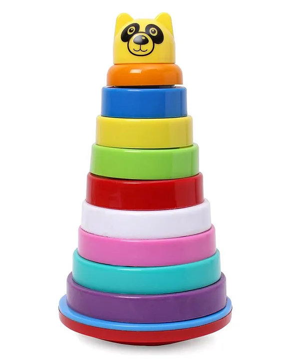 Baby Toddler Stacking Rings Learning Toy Kids Toddler Building Blocks Tower  Game | eBay