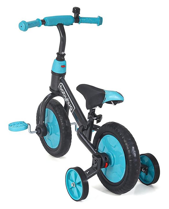 Babyhug Rover 4 in 1 Plug & Play Balance Bike - Blue