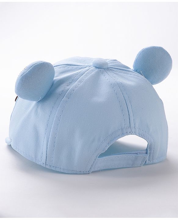 Babyhug Puppy Embroidered Baseball Cap Blue - Circumference 46 cm