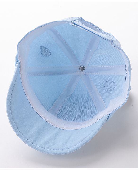 Babyhug Puppy Embroidered Baseball Cap Blue - Circumference 46 cm
