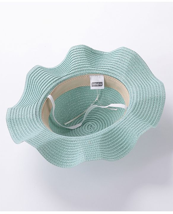 Babyhug Straw Hat With Pom Pom Applique & Purse - Pink