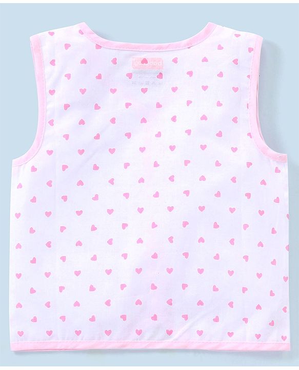 Babyhug 100% Cotton Woven Sleeveless Jhabla Lion Print Pack Of 3 - Multicolor