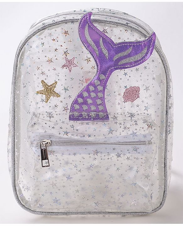 Babyhug Free Size Fashion Backpacks- Silver