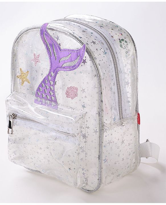Babyhug Free Size Fashion Backpacks- Silver