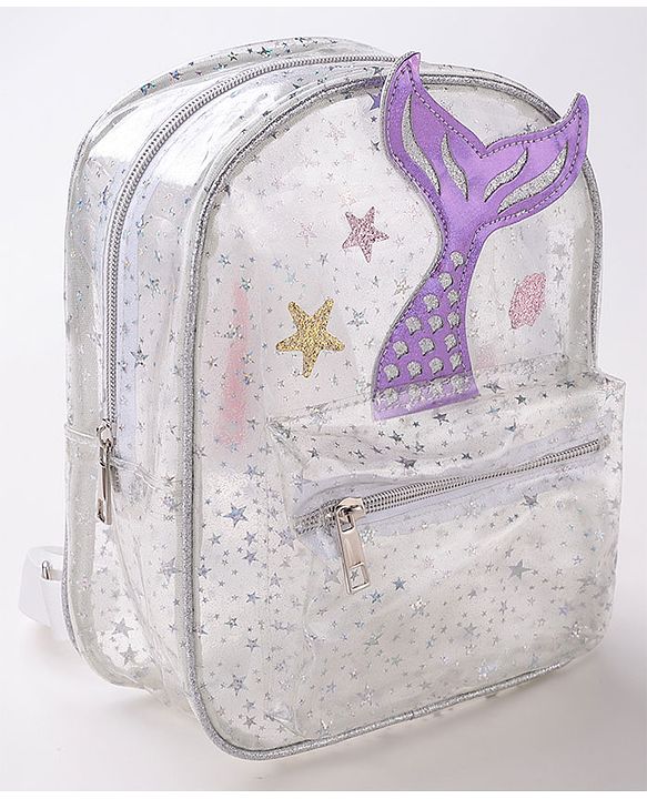 Babyhug Free Size Fashion Backpacks- Silver