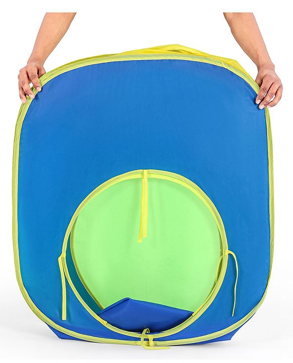 Babyhug My Fun Arcade 4-in-1 Ball Pool Play Tent House - Blue & Green