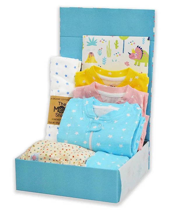 The Mom Store Hello Baby New Born Gift Box Dazzle for Both (0-6Months)  Online in India, Buy at FirstCry.com - 15749142