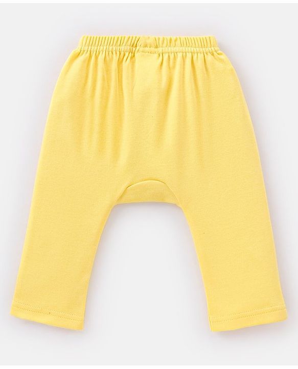 Babyhug Full Length Cotton Diaper Leggings Striped and Candy Print Pack of  3 - Purple Yellow