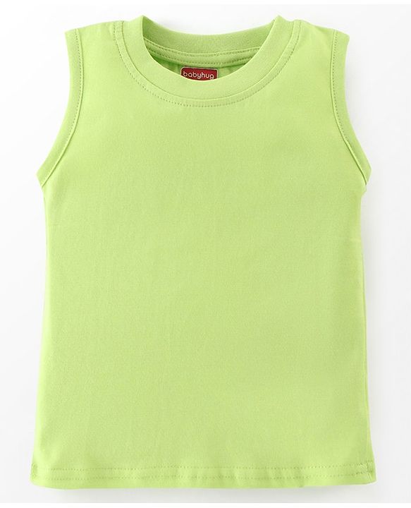Babyhug 100% Cotton Half Sleeves Leaf Printed Shirt With Solid Inner T-Shirt - White Blue & Green