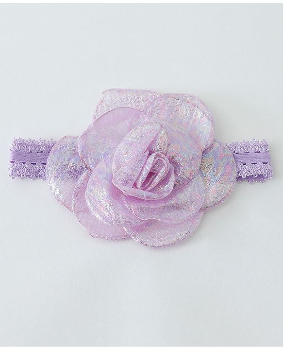 Babyhug Free Size Head Band with Floral Applique  Set of 3 - Multicolour
