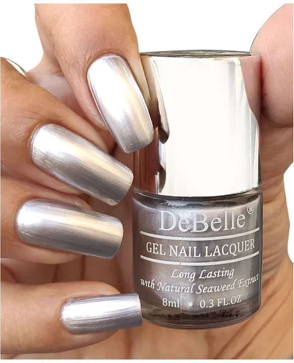 Moraze Nude Nail Polish Sparkling Silver 8 ml Online in India, Buy at Best  Price from Firstcry.com - 10413453
