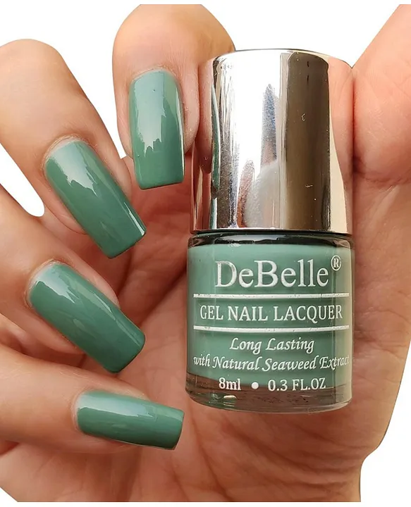 Buy DeBelle Gel Nail Lacquer Peppermint Pudding Mint Green Nail Polish 8 ml  Online at Discounted Price | Netmeds