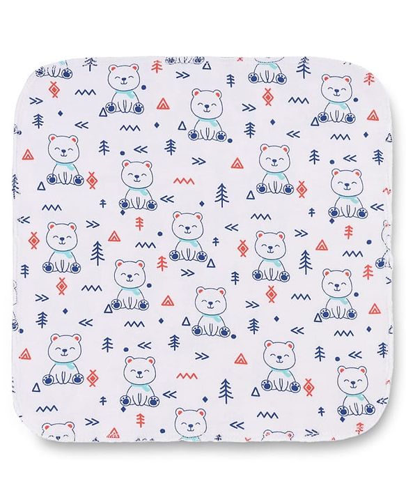 Babyhug 100% Cotton Premium Wash Cloth Pack of 8 - Multicolor