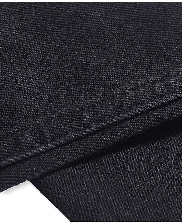 Pine Kids Full Length Five Pocket Cotton Elastane Washed Denim Jeans - Black