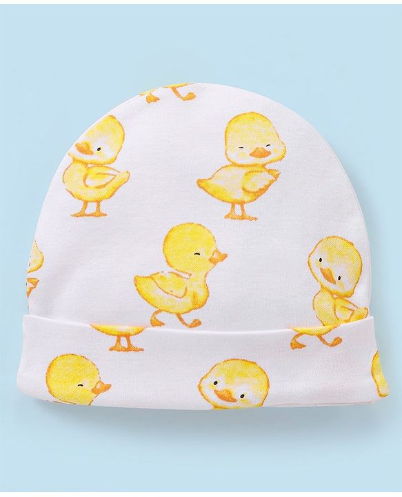 Babyhug  Preemie 100 % Cotton Baby Clothing Gift Sets Pack of 5 - White & Yellow