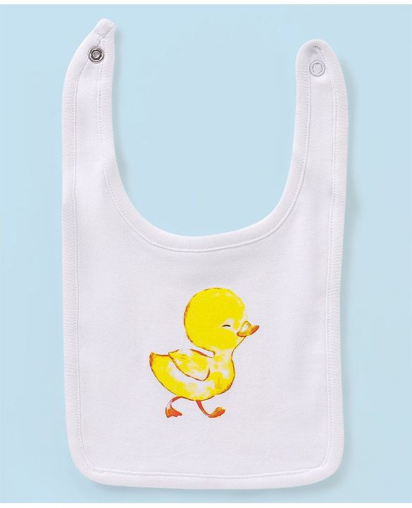 Babyhug 100 % Cotton Baby Clothing Gift Sets Pack of 5 - White & Yellow