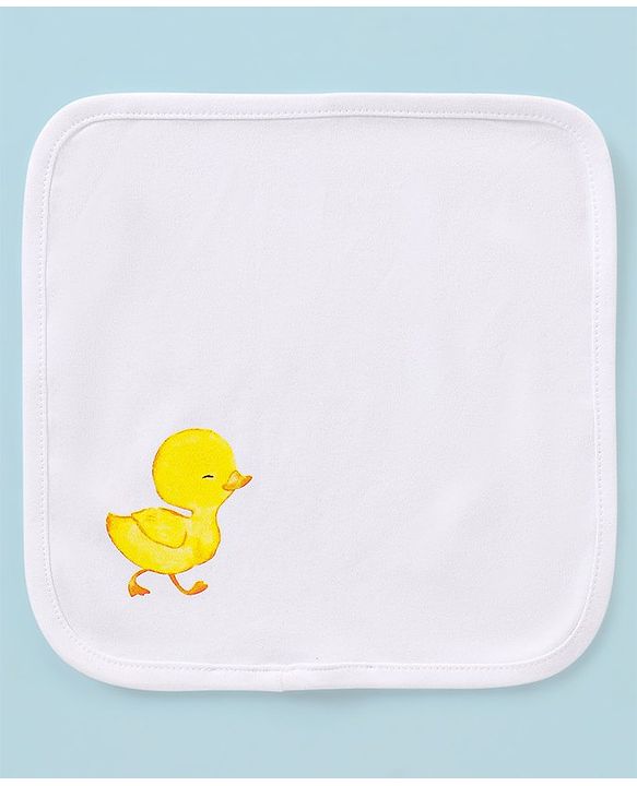 Babyhug 100 % Cotton Baby Clothing Gift Sets Pack of 5 - White & Yellow
