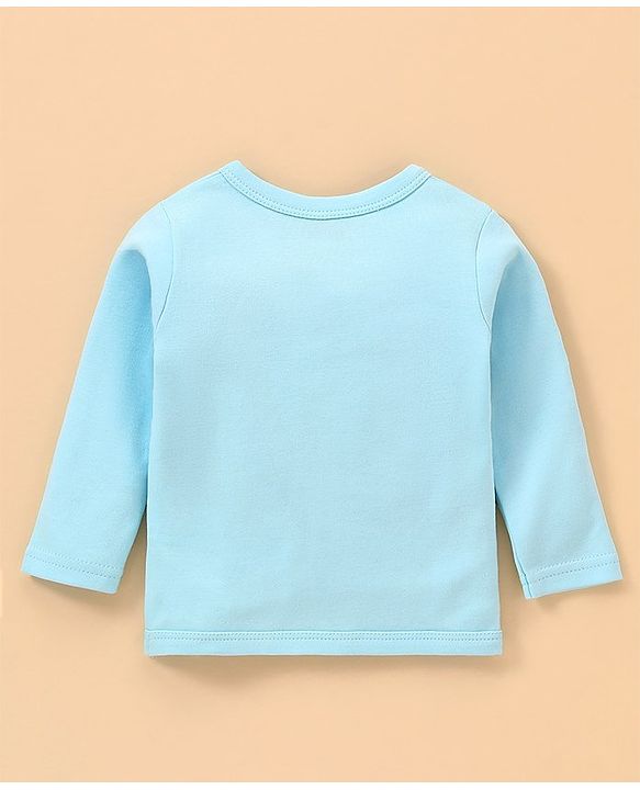 Babyhug 100 % Cotton Baby Clothing Gift Sets Pack of 7 - Blue