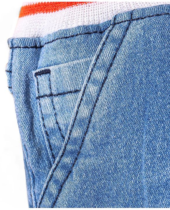 Babyhug Full Length Jeans Tropicool Vibe - Blue