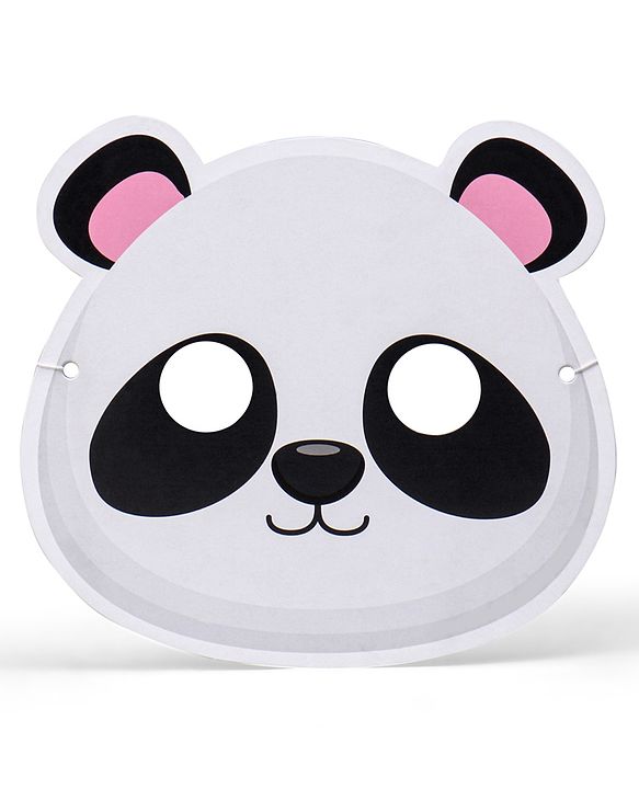 Babyhug Animal Face Mask Set - 12 Piecesm |  Animal-Themed Designs |  Fun Party & Role-Play Accessory for Kids | Paper Masks.