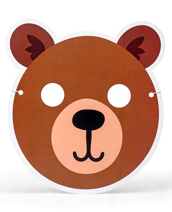 Babyhug Animal Face Mask Set - 12 Piecesm |  Animal-Themed Designs |  Fun Party & Role-Play Accessory for Kids | Paper Masks.
