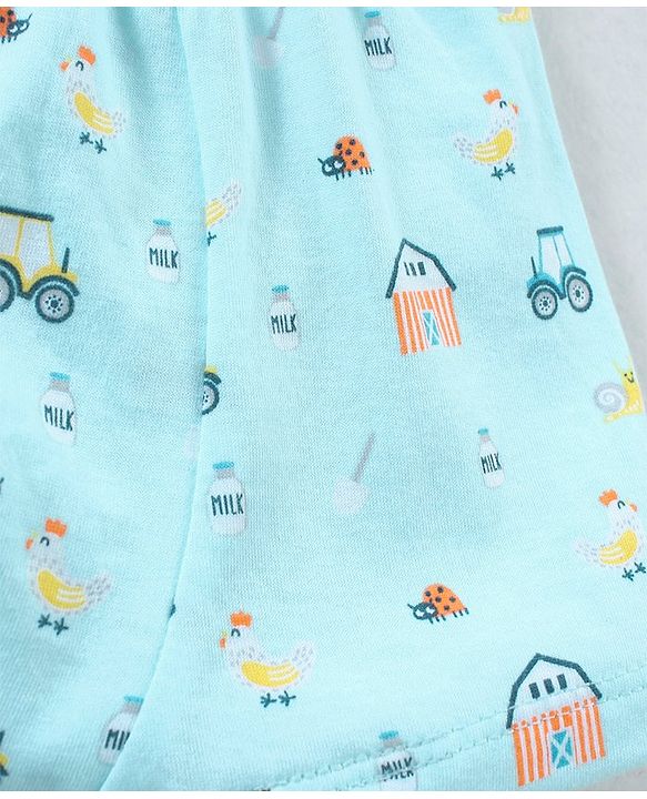 Babyhug 100% Cotton Briefs Striped Pack of 3 - Blue Orange & Green
