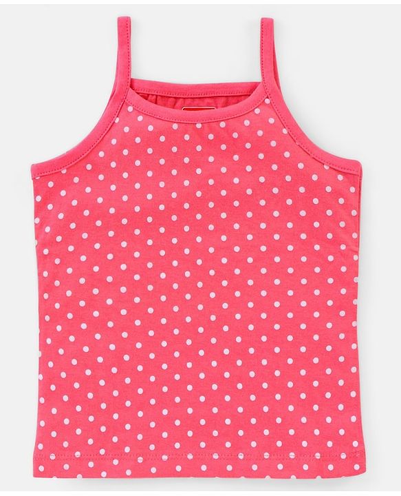 Babyhug 100% Cotton Sleeveless Stripe & Floral Printed Slips Pack of 3 - Pink & Mint Green