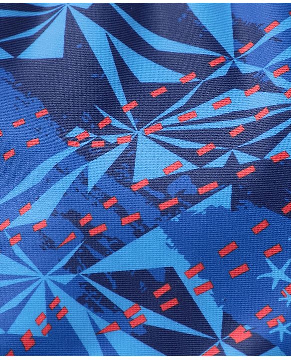 Babyhug Quick Dry Swimming Trunk Stars Print- Blue