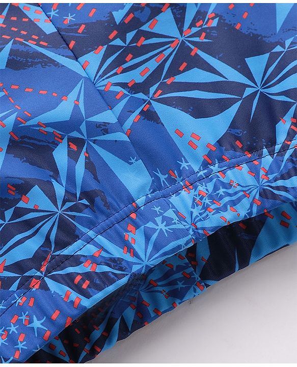 Babyhug Quick Dry Swimming Trunk Stars Print- Blue