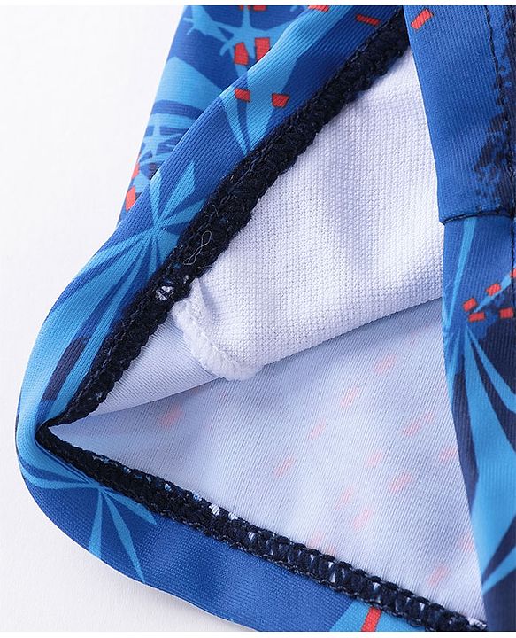 Babyhug Quick Dry Swimming Trunk Stars Print- Blue